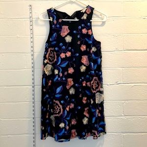 Adorable embroidered little black dress
